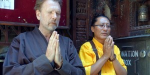 Zen-Meister Hinnerk Polenski und Rinpoche Sangnag Tenzin  
